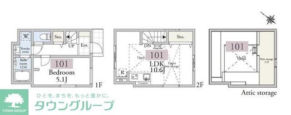 アーベインテラス久が原の物件間取画像